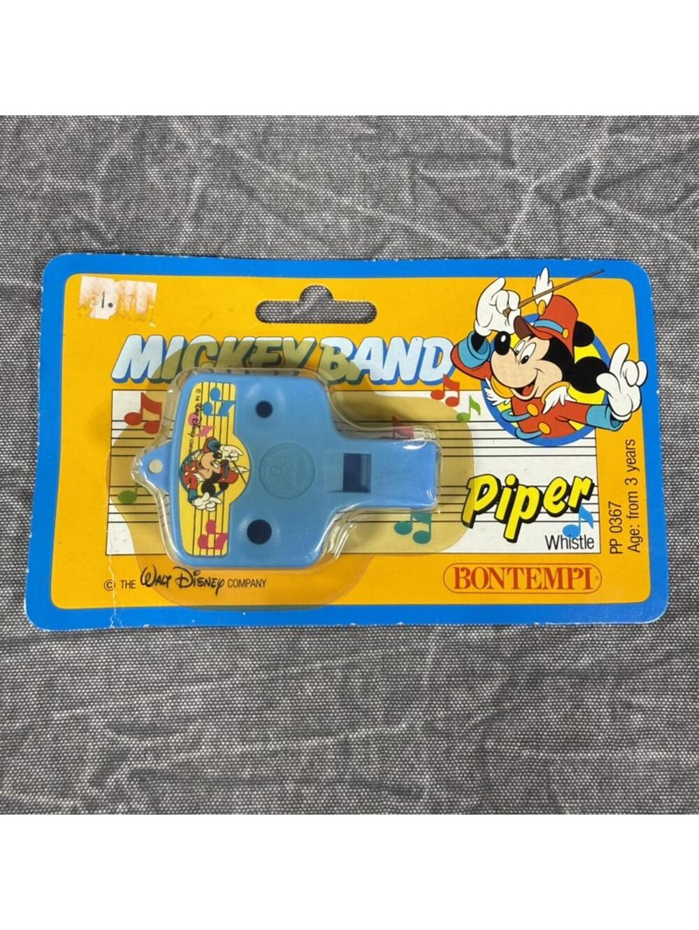 Bontempi Whistle Mickey Band Piper Vintage